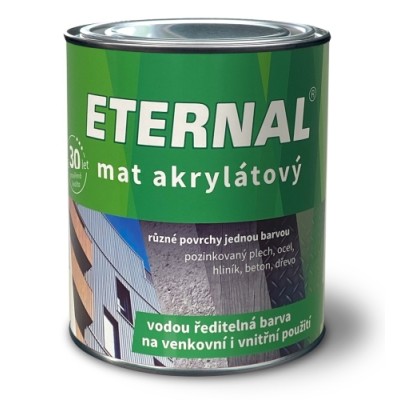 Eternal mat akrylátový 02 světle šedá 0,7kg