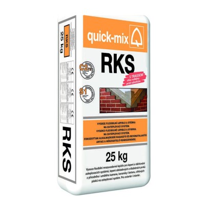 Quickmix RKS C2TES1 flexibilní lepidlo s přísadou trasu, 25kg