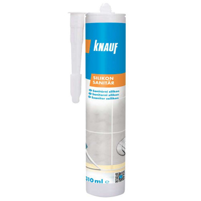 Knauf sanitární silikon, 310 ml  -  Transparent