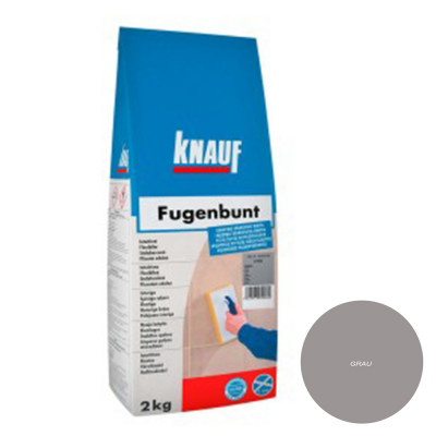 Spárovací hmota KNAUF FUGENBUNT, 2 kg, Grau - šedá