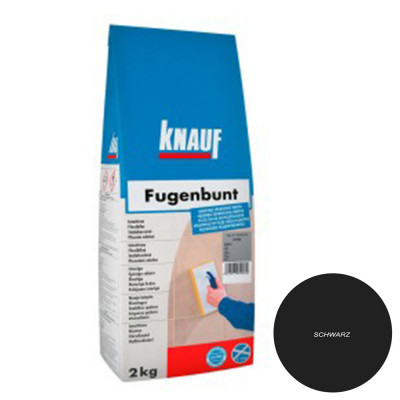 Spárovací hmota KNAUF FUGENBUNT, 2 kg, Schwarz - černá
