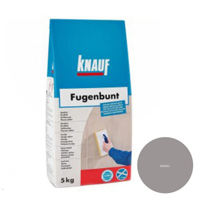 Spárovací hmota KNAUF FUGENBUNT, 5 kg, Grau - šedá