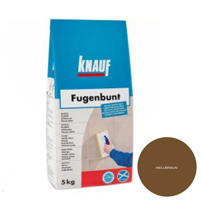 Spárovací hmota KNAUF FUGENBUNT, 5 kg, Hellbraun - světle hnědá