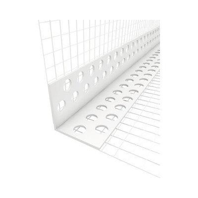 Rohový profil PVC+perlinka VERTEX 10cm x 10cm (délka 2,5m)