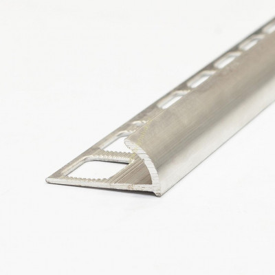 Lišta ALU "L" oblá - ukončovací profil hliník přírodní 10mm/2,5m